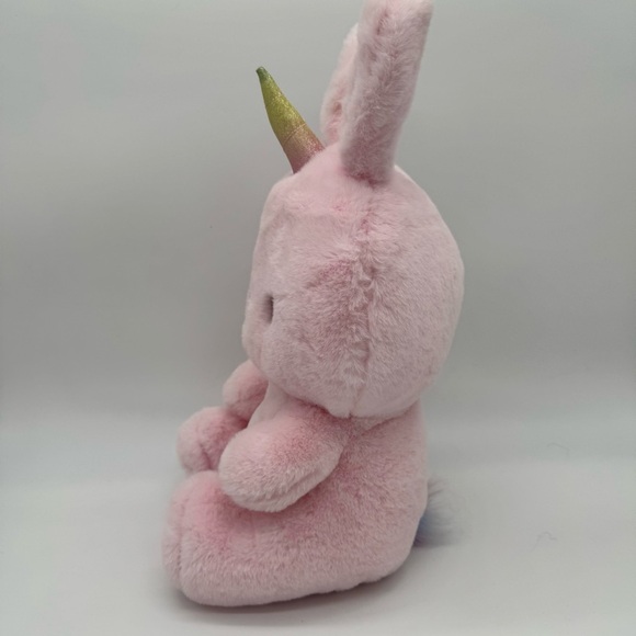 FAO Schwarz Pink Unicorn Bunny Stuffed Animal - Picture 4 of 6